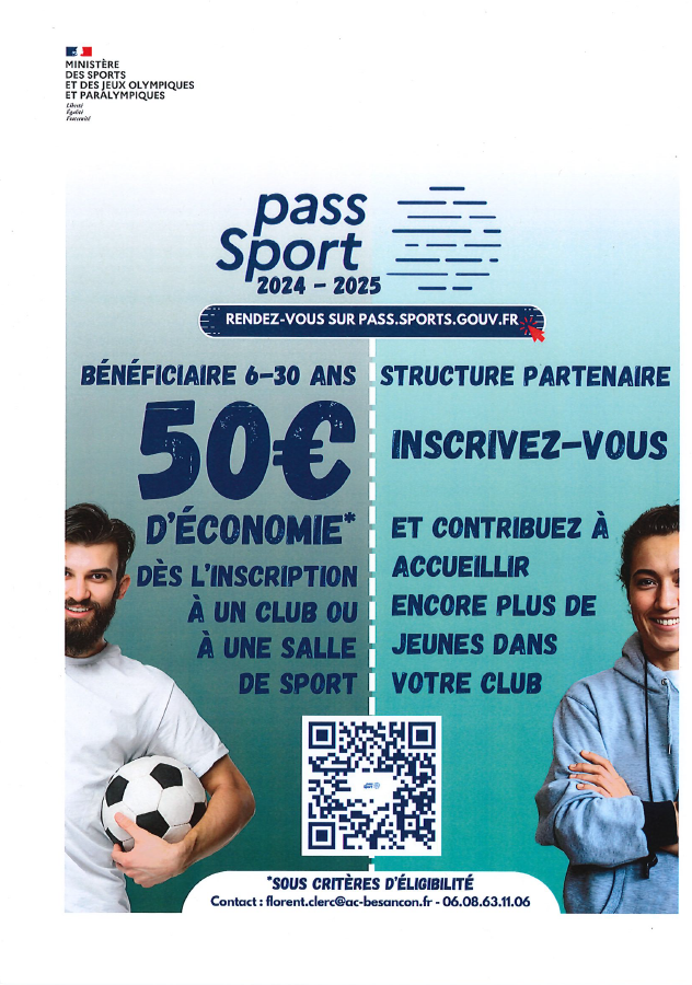 Affiche Pass Sport